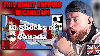 Shocked Brit Reacts to "10 Things That SHOCK Tourists about Canada"