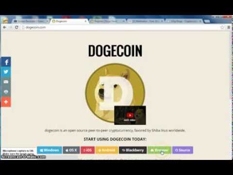 Start mining Dogecoin in under 1 minute - YouTube