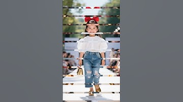 Sweet Little Runway Show Trending #trendingshorts #aifashionshow #aimodel