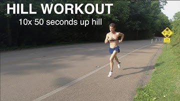 10x 50 SECOND HILL REPEATS! / *Cross Country Workout*