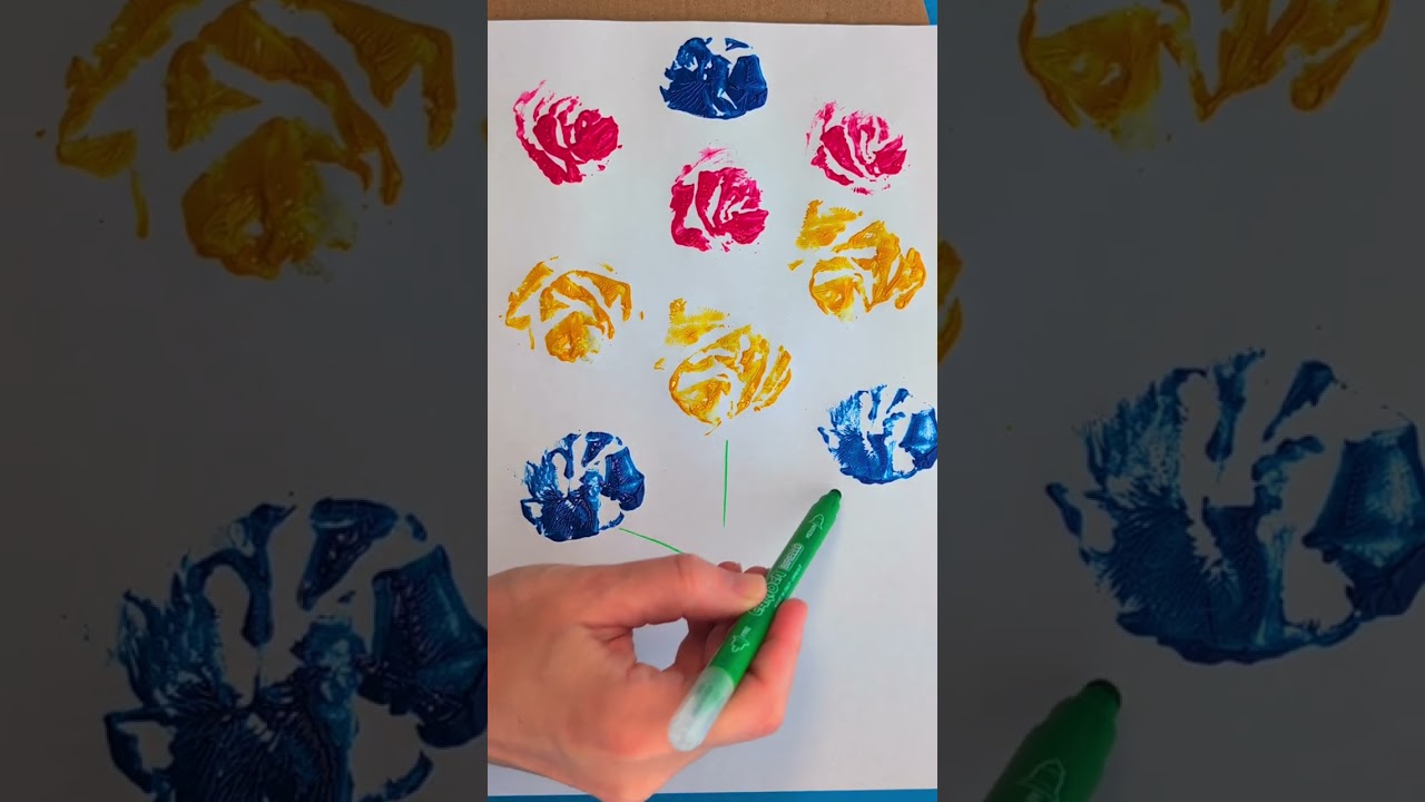 How to Draw Roses 🎨🤓 Easy Hack