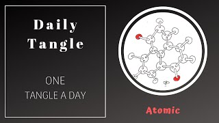 Daily Tangle -  Atomic   |How to draw...|