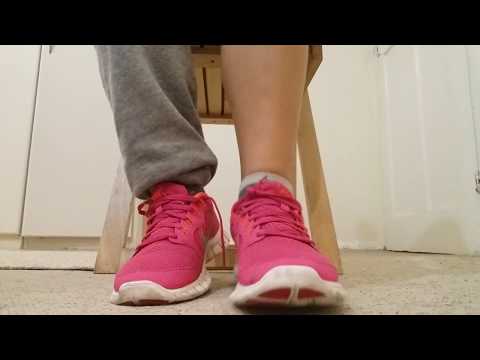 taking socks off and wiping sweaty feet on carpet Day 8