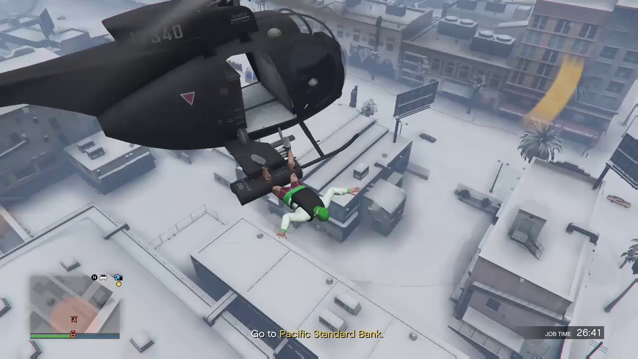 GTA V - Bizarre Buzzard Explosion