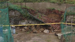 ものすごい音がした…」長崎市深堀6丁目で崖崩れ けが人なし | 長崎