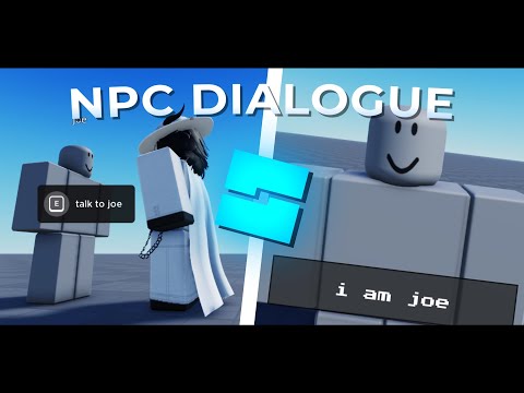 How to make simple NPC dialogue in Roblox Studio
