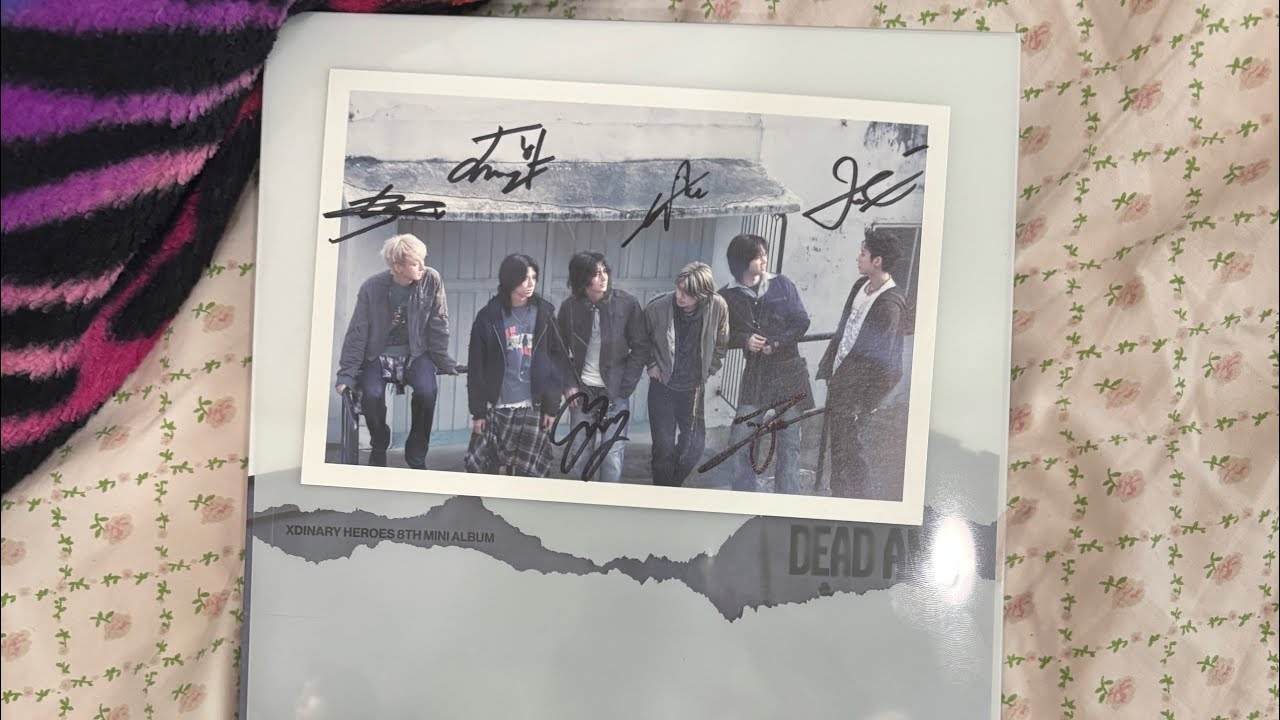 Unboxing Xdinary Heroes 8th mini album Dead And (Boy in chic ver