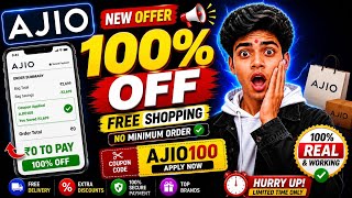 AJIO 100% OFF Shopping Offer 😱 | Free Shopping Trick? Limited Time Offer🔥 | Ajio discount offer 2026