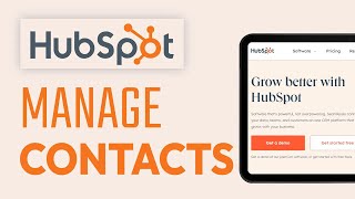 Hubspot Contacts Tutorial  - How To Manage Contacts in Hubspot (2025)