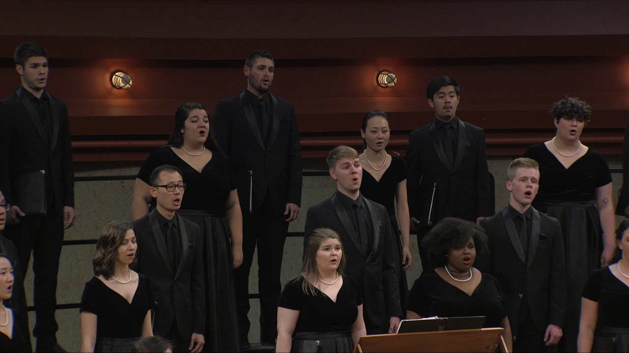 UNT A Cappella Choir Owain Park Caelos ascendit hodie (2018) YouTube