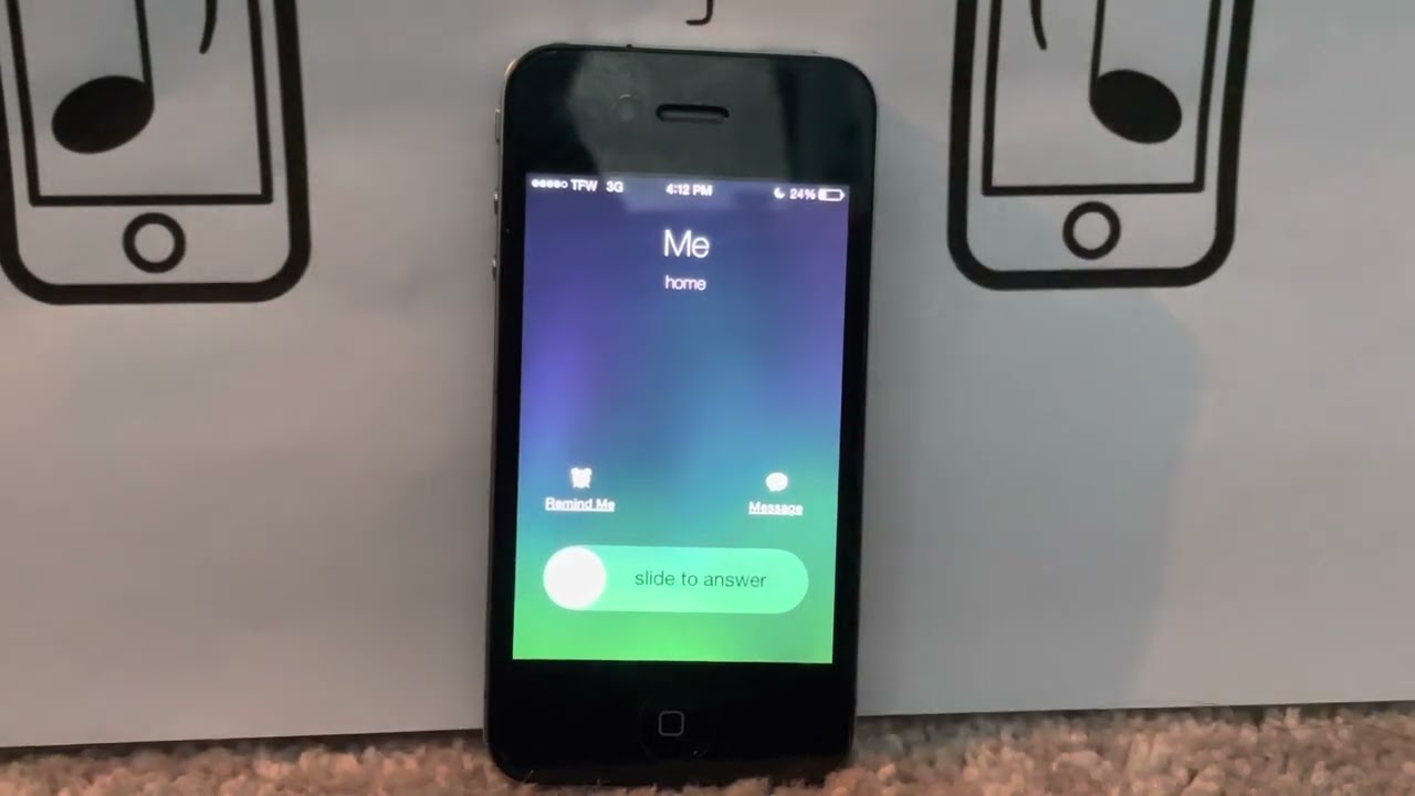 iPhone 4 Incoming Call