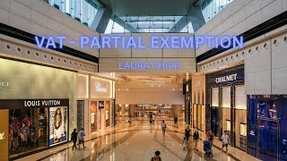 VAT - Partial exemption