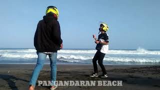 LAGI HEBOH GOYANG DI PANTAI (Cocok buat status wa) Pangandaran Beach.
