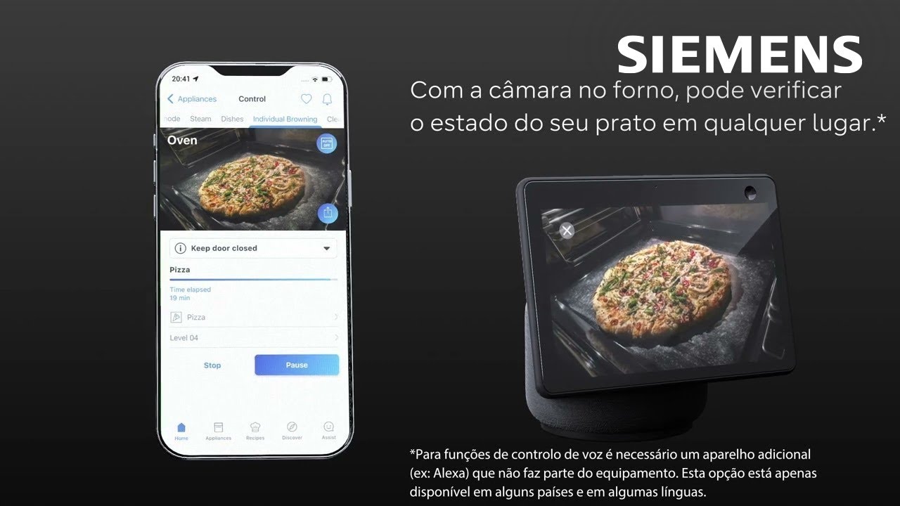 Siemens studioLine - o forno com Inteligência Artificial | Siemens Home Portugal