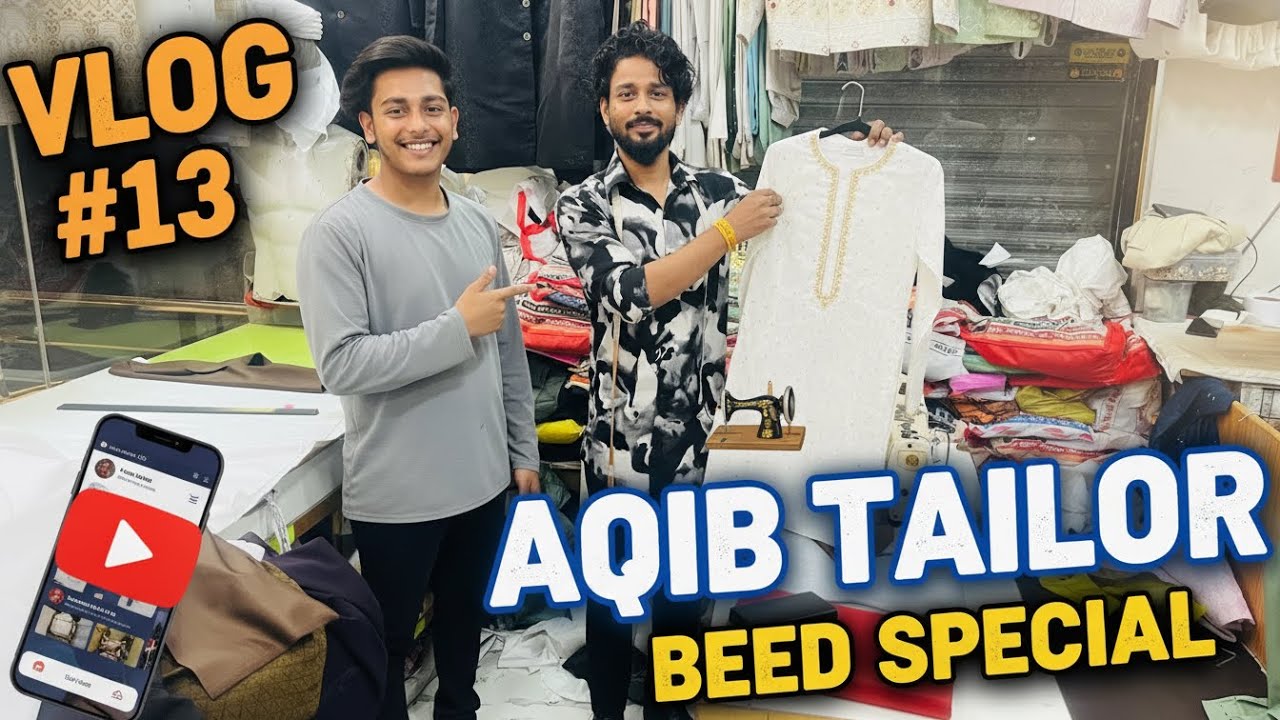 Beed Ke Famous Aqib Tailor Ke Paas Kurta Silwane Aaya | Daily Vlog #13 