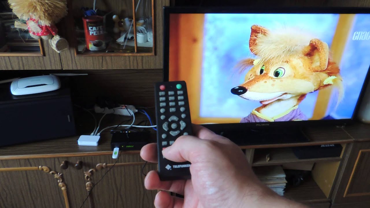 Тест приставки DVBT2 Telefunken TF-DVBT202