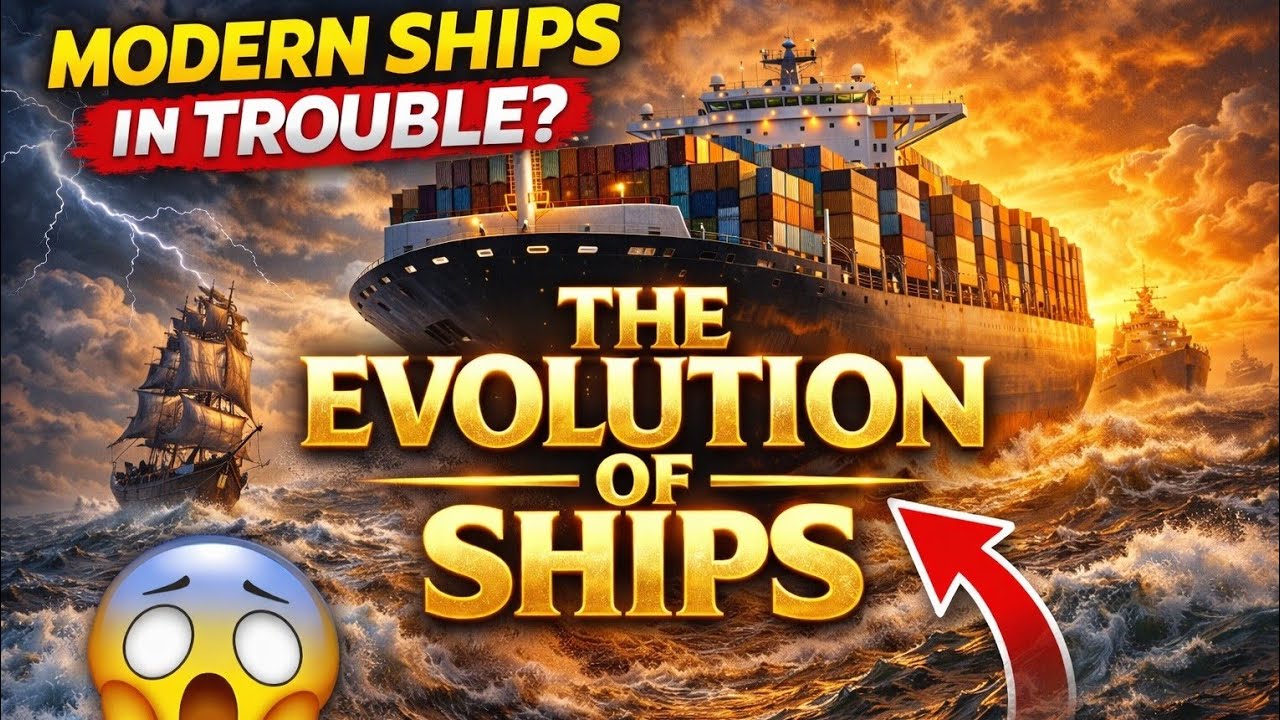 Modern Ships in Trouble? The Evolution of Ships Explained 👉 Watch till the end