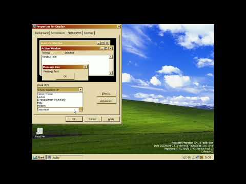 Installing and trying ReactOS (VirtualBox)