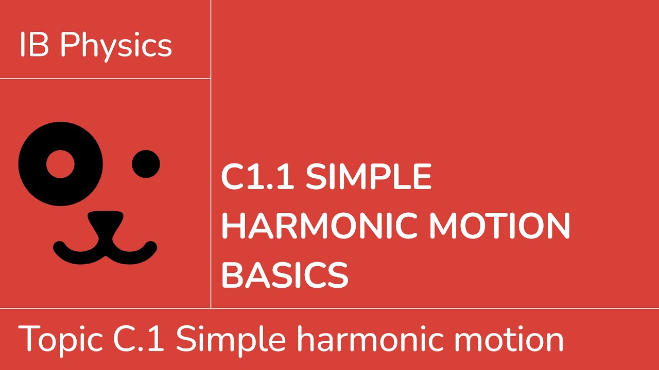 C1.1 Simple harmonic motion basics [IB Physics SL/HL] - YouTube