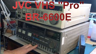 Huge 1987 JVC BR6600 pro VHS deck may not be repairable.