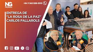 NG FEDERAL - PRESENTATION OF THE ROSE OF PEACE BY CARLOS PALLAROLS
