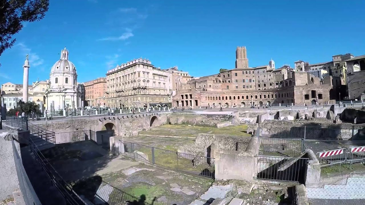 STREET VIEW: Forum of Augustus in Rome in ITALY