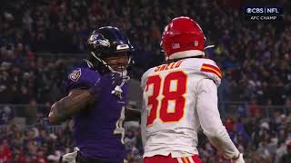 Zay Flowers Called for Taunting after BIG CATCH in AFC Championship