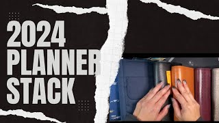 2024 Planner and Journal Stack | using Hobonichi and Sterling Ink