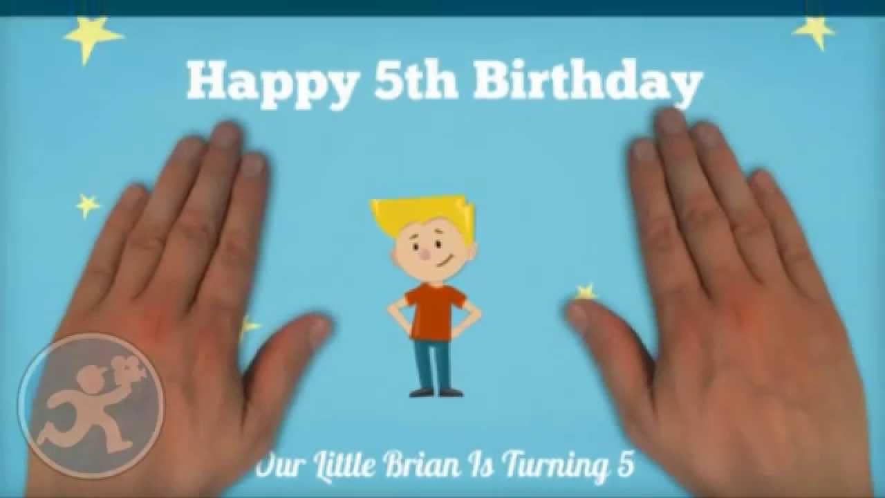 Animated Birthday Invitation Video YouTube
