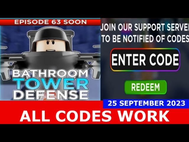 ALL NEW *MYTHIC UNIT* CODES in BATHROOM TOWER DEFENSE X