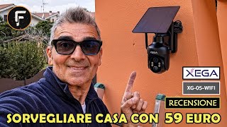 XEGA XG05 WIFI, Telecamera di sorveglianza autonoma 👍(Recensione by Francy)