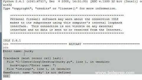 Python Programming Tutorial   8   Raw Input