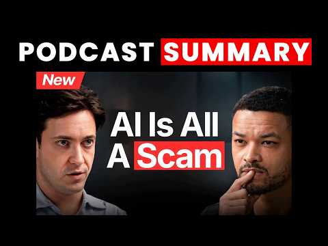 The Man Who Calls BS On AI: They’re LYING About AI, 2027 Is When It All Breaks! | Ed Zitron
