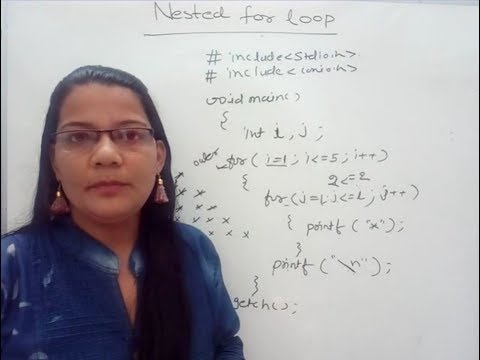 Nested For Loop in C Programming Language in Hindi  Lec-23|C Programming Tutorial in Hindi
