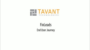Tavant - FinLeads End User Journey