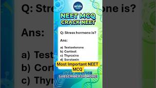 Stress Hormones: Quick MCQ Practice for NEET Biology 🧬