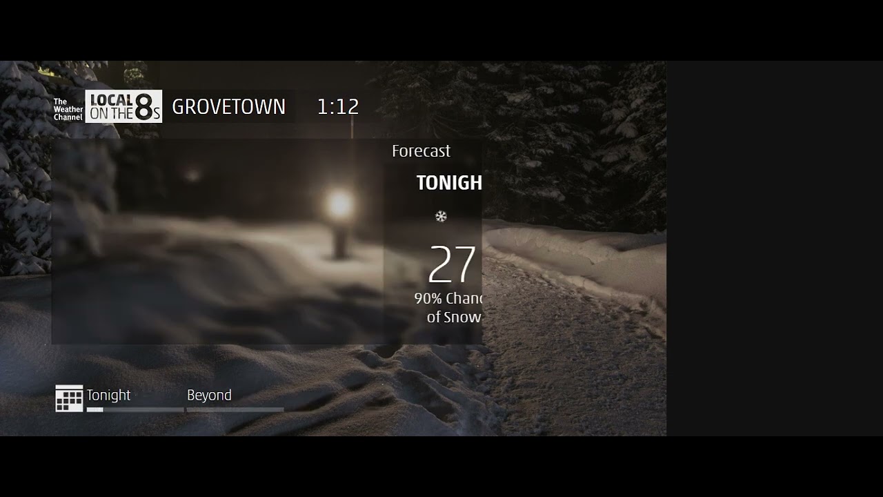Intellistar 2 SD. Grovetown, GA. Winter Weather Advisory. (1/21/22