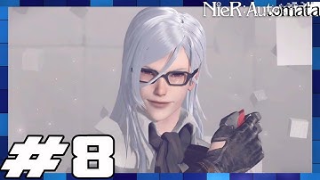 Nier: Automata - Walkthrough Part 8 Boss: Adam #2
