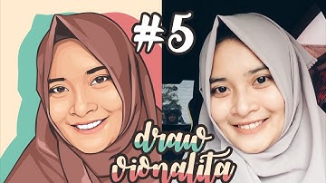 Vector Vexel Portrait Tutorial - Part #5 Hijab