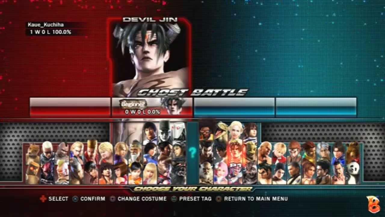 Tekken Tag Tournament 2 - Todos os Personagens 