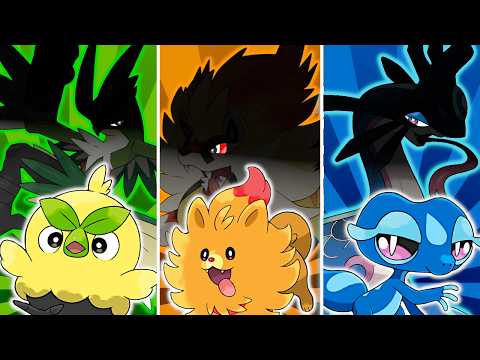 I EVOLVED the Gen 10 Starter Pokemon!
