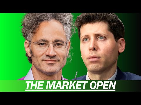 PALANTIR DROPS 10% ON NHS NEWS, SAM ALTMAN IS BACK AS OPENAI CEO, 10 YEAR HITS 4.3 | MARKET OPEN Episode cover