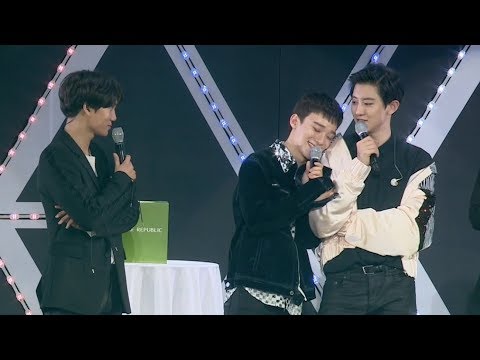 180203 Nature Republic Fan Festival EXO "saranghae game"
