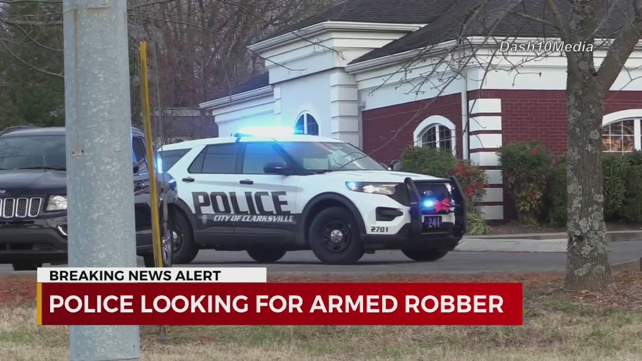 Clarksville police looking for armed robber - YouTube
