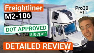 Freightliner M2 with Pro30 V1 Rooftop Sleeper