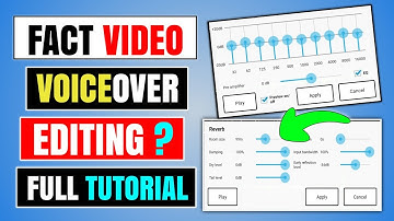 How to edit VOICE for FACT video|LEXIS audio editor full tutorial|🔥