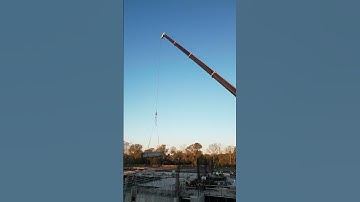 In case you were wondering how this bundle of materials made it on the job site... #cranework