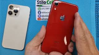 Transformando iPhone XR em iPhone 14, troca da carcaça, adaptação