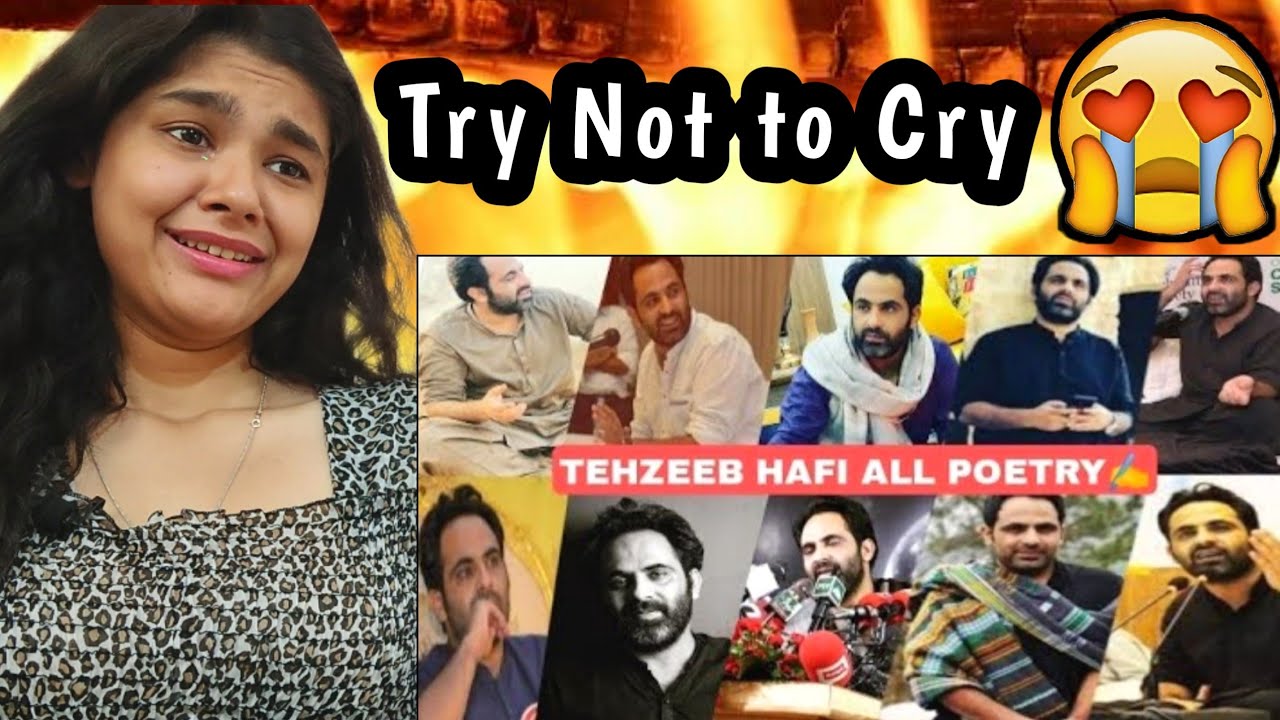  Tehzeeb hafi all poetry collection | Indian Reaction on Tahzeeb Hafi Heart Touching Poetry