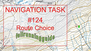Navigation Task 124 #mapreading #contourlines #snowdonia